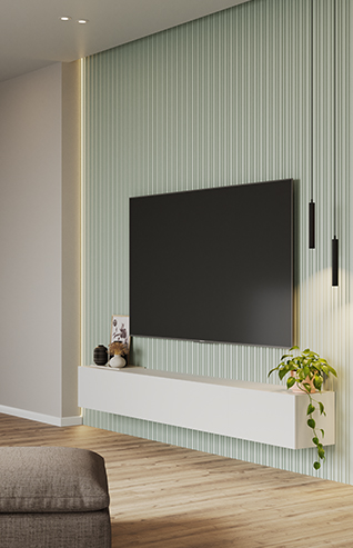 Wall Profile for a Spacious and Trendy Appearance